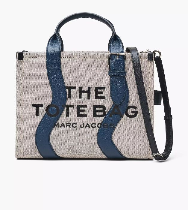 Tote mediano Marc J lona ondulado navy